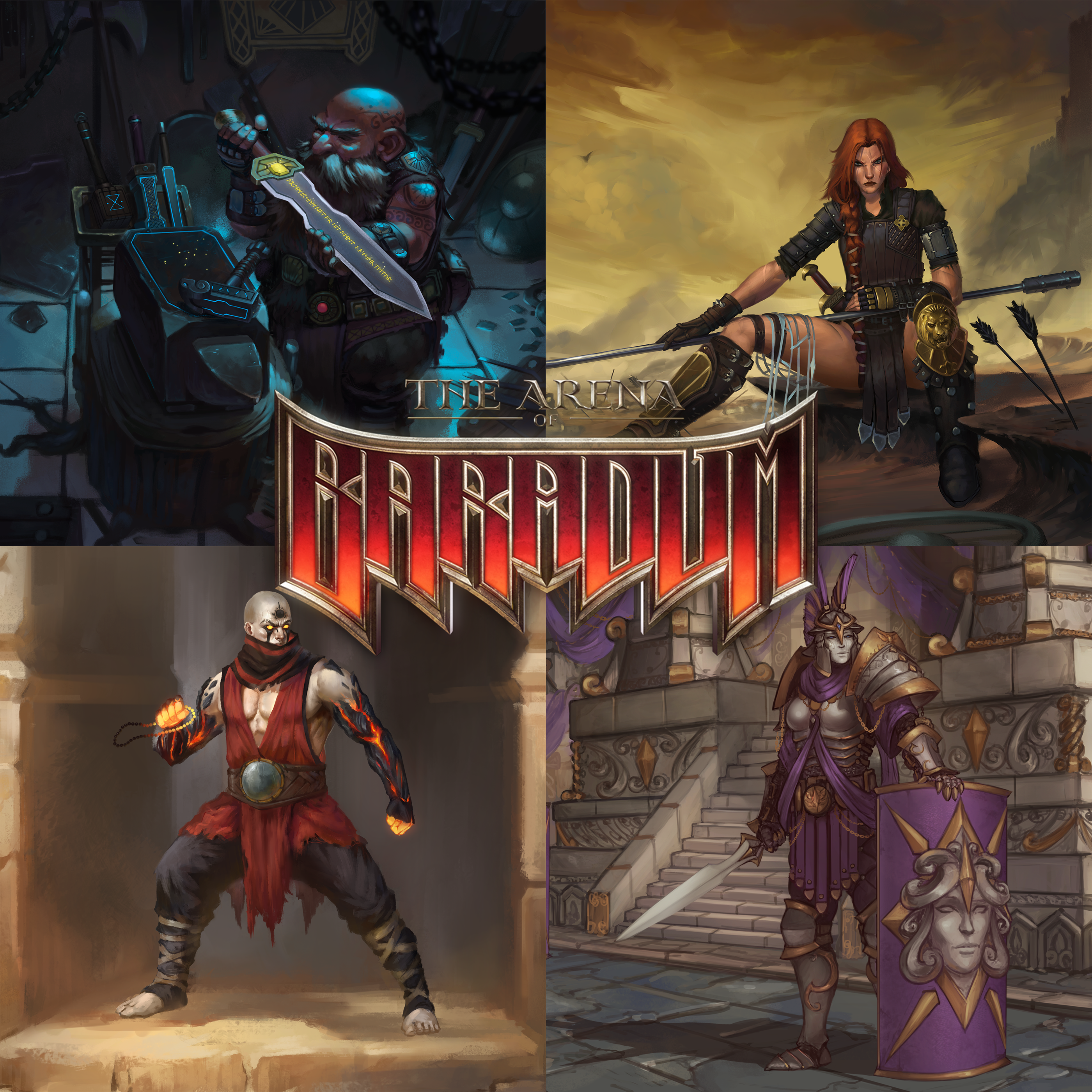 The Arena of Baradum Print2Play files - All Extra Characters